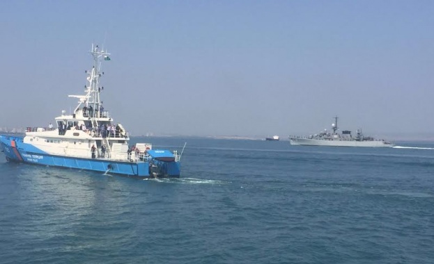 Гръцките власти съобщиха че патрулен плавателен съд на турската брегова