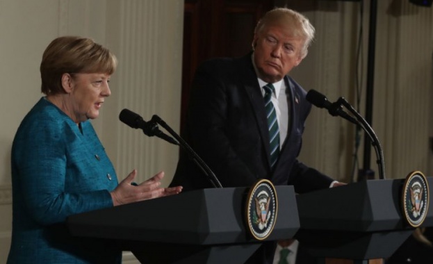 Сблъсък между германския канцлер Ангела Меркел и американския президент Доналд