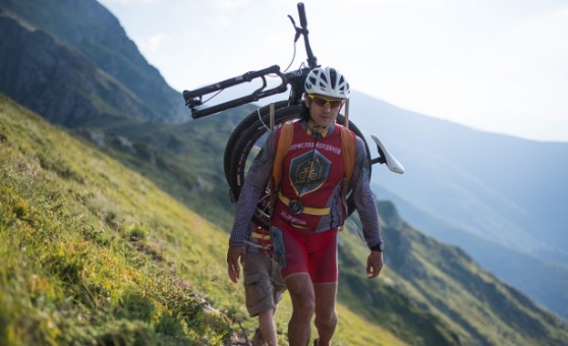 Борислав Йорданов измина 600-километровия маршрут с колело по време на