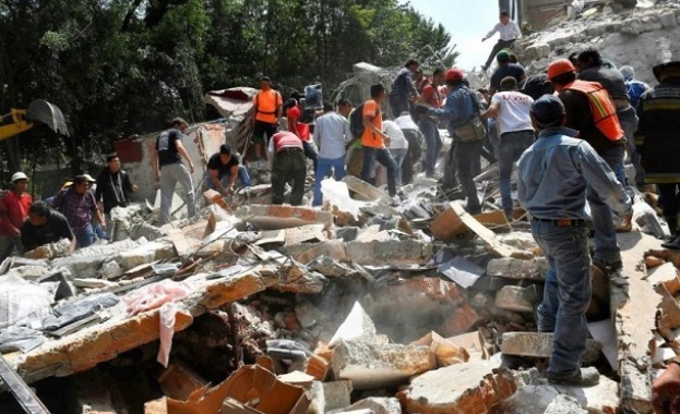 Силно земетресение разтърси Мексико. По данни на американския Геофизичен институт