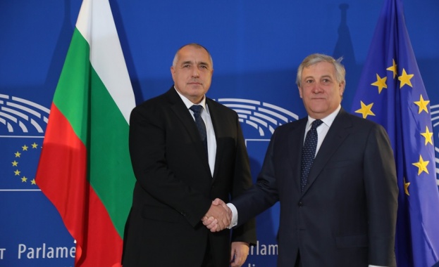 Министър председателят Бойко Борисов разговаря днес с председателя на Европейския парламент