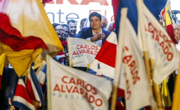 Левоцентристкият кандидат Карлос Алварадо Кесада побеждава на втория тур на