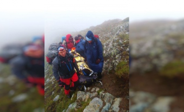 Спасиха 18 годишен младеж от Белгия до връх Мермерите в Рила