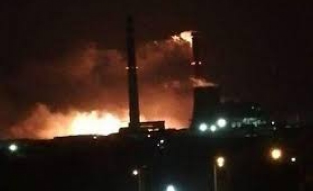 Пожар избухна в ТЕЦ Северная в руския град Митишчи намиращ