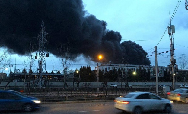 На територията на ракетния завод Красмаш в Красноярск е възникнал