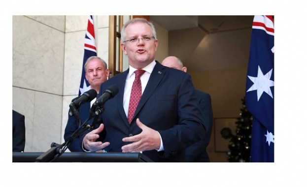 Австралийският премиер Скот Морисън коментира, че твърденията за заговор за