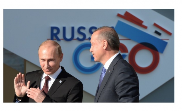 Президентите на Турция и Русия Реджеп Тайип Ердоган и