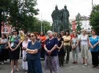 Днес, 13 юли, се състоя откриването на паметната плоча на архитектите Димитър Цолов и Иван Васильов, която беше монтирана върху сградата на Народната библиотека ”Св. Св. Кирил и Методий”.