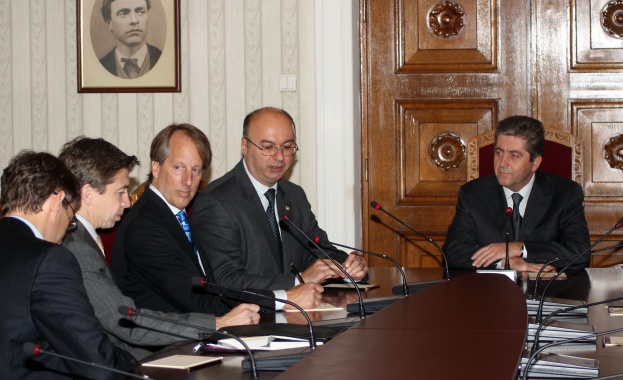 Президентът Георги Първанов проведе среща с президента на ICANN  Род Бекстрьом