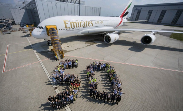 Emirates получава 50-ия си Airbus A380