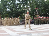 С военни почести посрещнаха в Благоевград рейнджърите от Афганистан, „Булфото” 