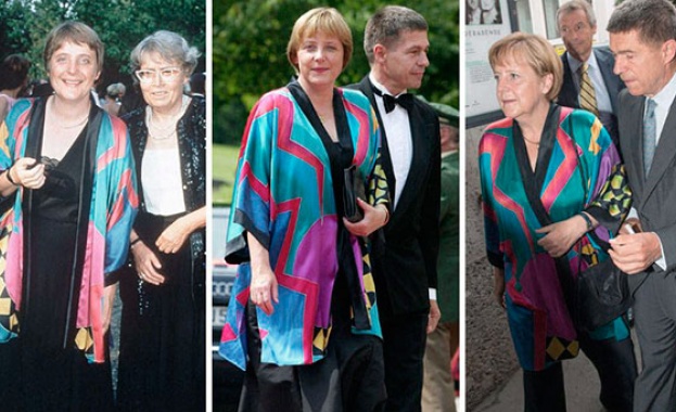 Меркел носи една и съща дреха 18 години