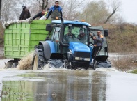 Нивото на Тунджа край Крушаре се повишава, „Булфото”