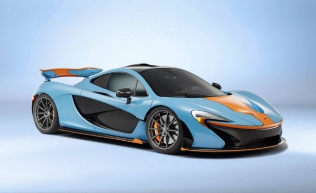 McLaren P1 в цветовете на Gulf