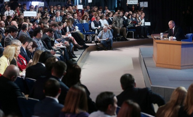 Традиционната голяма пресконференция на Путин ще се проведе на 17 декември