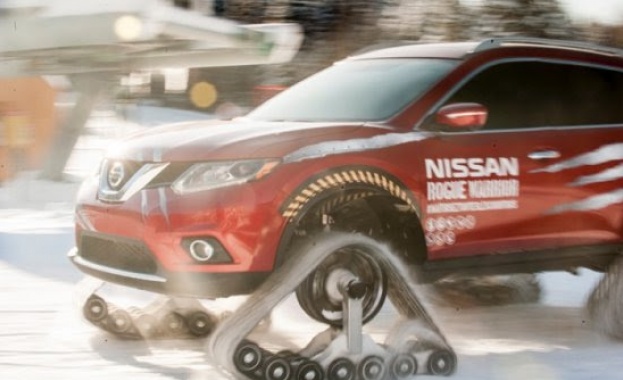 Nissan Rogue Warrior: Господар на снега (Видео)