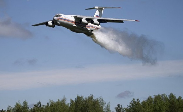 Руски самолет Ил-76, участващ в гасене на пожари, изчезна в Икрутска област