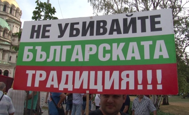 "Казан от мъка и вируси брани", уверяват пред НС протестиращи в защита на домашната ракия