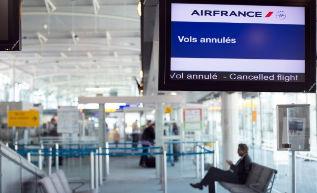 20% от полетите на Air France са отменени днес