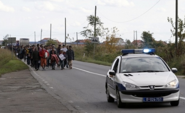 Бежанци се сбиха в Белград и тръгнаха към унгарската граница