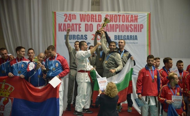 8 златни медала за българия на Световното по шотокан карате-до