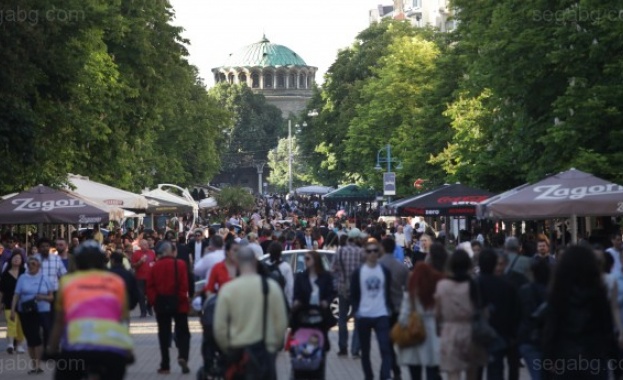 София е най-гъстонаселеният град в България