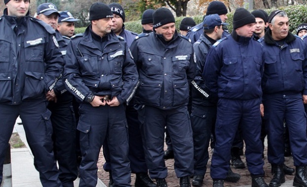 Полицаите в Петрич също на протест 