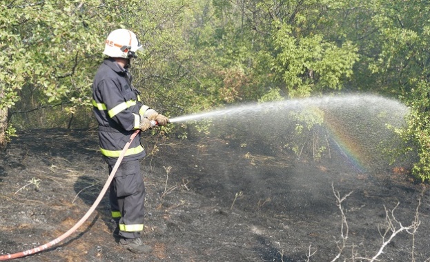 Радев: Съставът на терен в района на пожара край Кресненското дефиле остава на място
