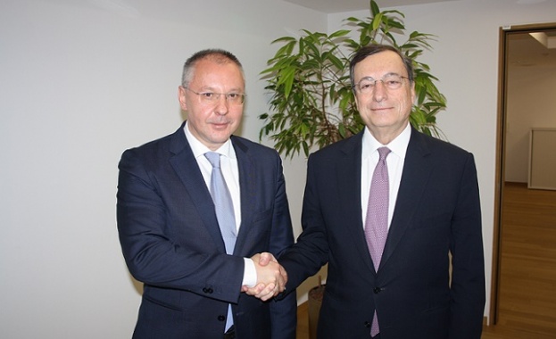 Шефът на ЕЦБ на среща със Станишев: гледаме позитивно на желанието на България за присъединяване към ERM II