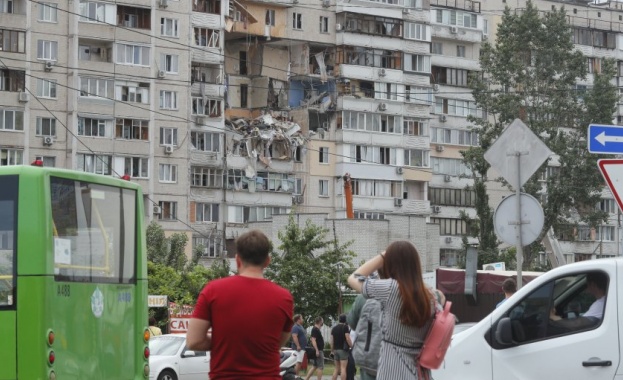 Взрив е избухнал в жилищен блок в Киев. Разрушени са