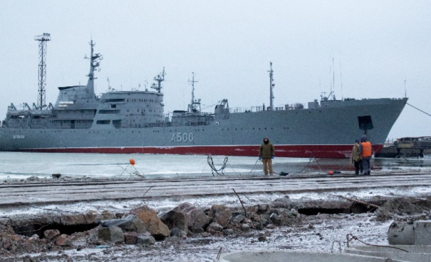 Руската Федерална служба за сигурност обвини украинския кораб „Донбас в