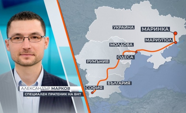 Екипът на БНТ предава директно от пограничните райони в Украйна
