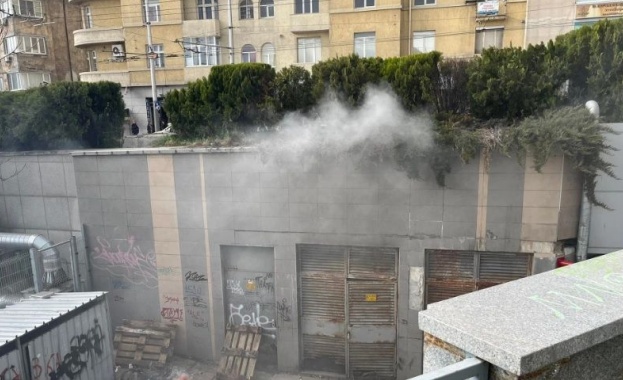 Пожар в подлеза на Софийския университет По първоначална информация е