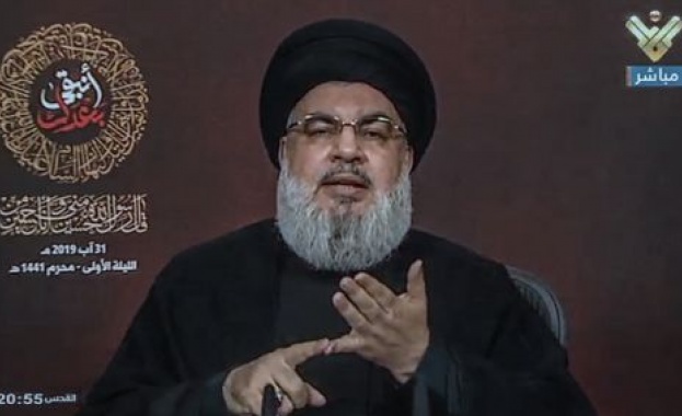 Лидерът на ливанската шиитска групировка Хизбула Хасан Насралла заплаши