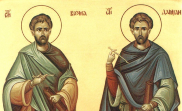 Светите Козма и Дамиан, братя по плът, били родом от