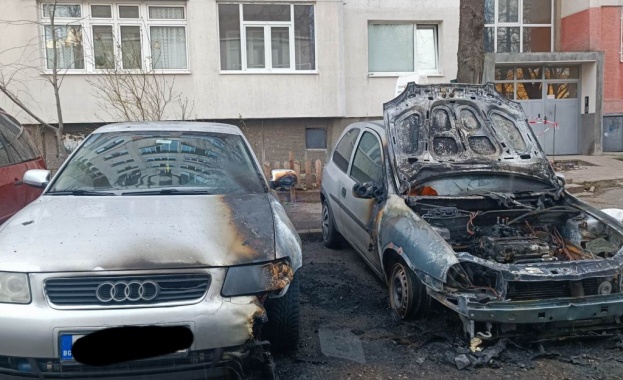 Два автомобила са изгорели в столичния квартал Люлин тази нощ,