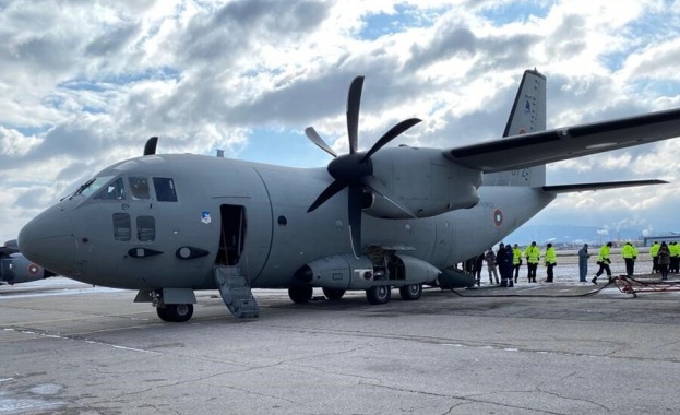 Екипаж от Военновъздушните сили със самолет „Спартан“ осигури въздушен транспорт при възникнала донорска ситуация