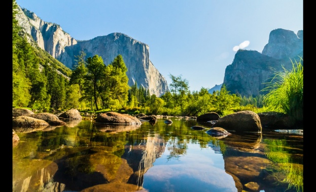 Националният парк Йосемити е разположен в щата Калифорния САЩ на