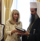 Патриарх Даниил прие Горица Грънчарова-Кожарева и благослови служителите и работата на Сметната палата