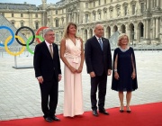 Президентът Радев и съпругата му са в Париж за откриването на Олимпийските игри