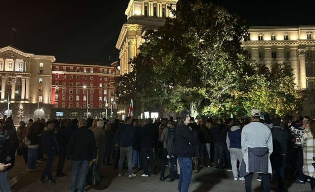 Протест с искане за свикване на нови избори се събра