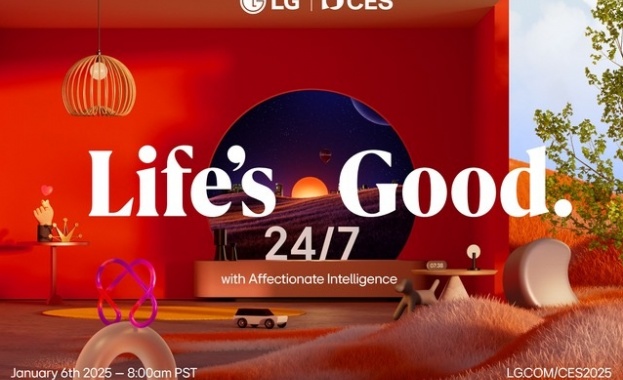 LG представя „Life’s Good 24/7 with Affectionate Intelligence” на CES 2025